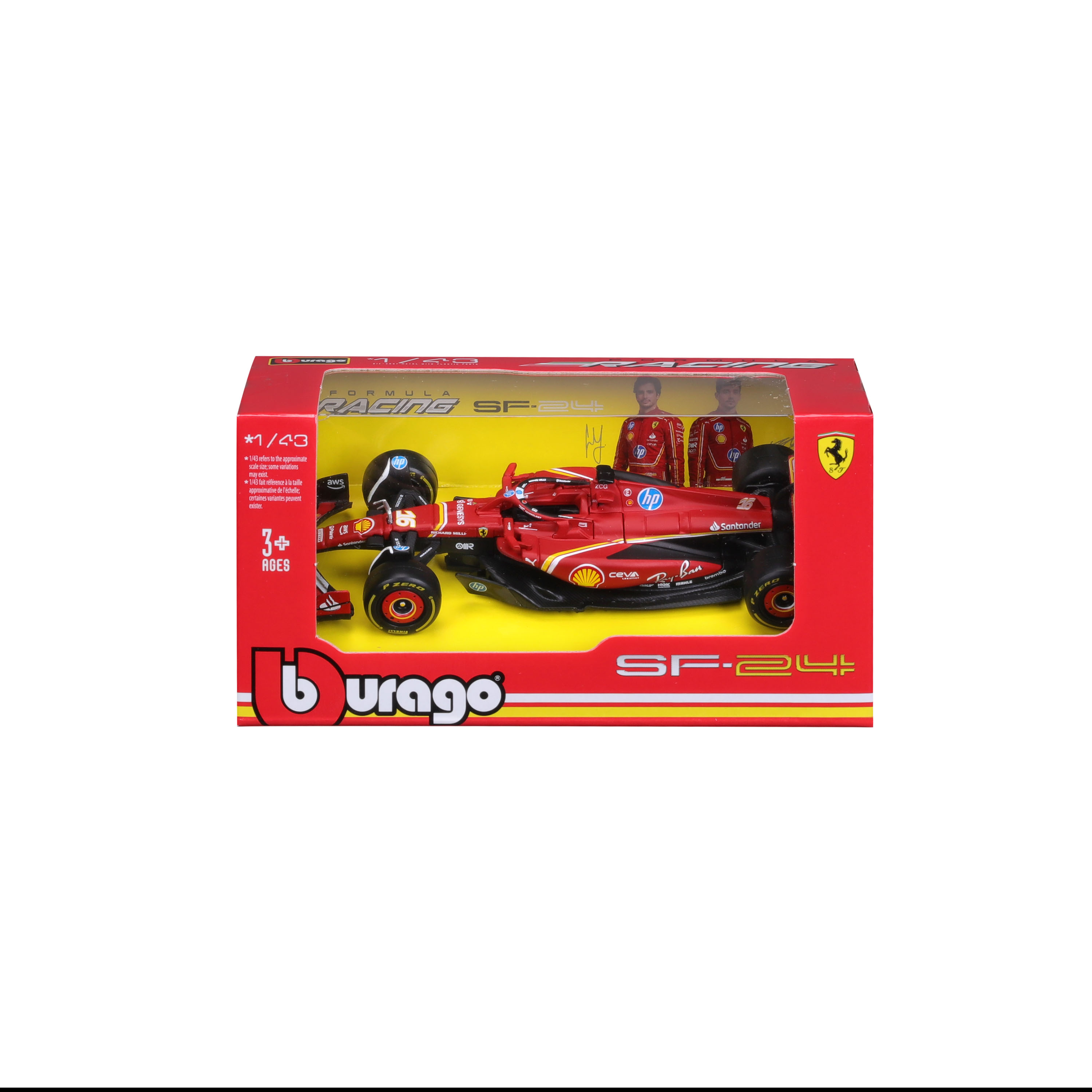 BBURAGO Auto F1 Ferrari SF-24 #16 Leclerc WB 1:43