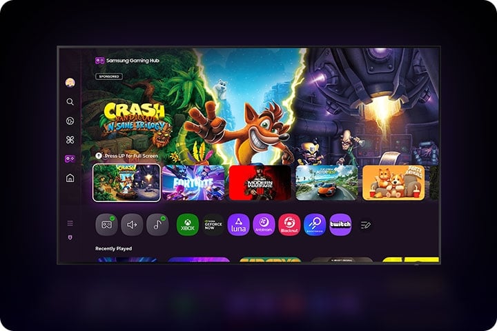 Samsung Crystal UHD 65" UE65U7000FUXZT 4K, Processore Crystal 4K, HDR, Smart Experience, OTS Lite & Adaptive Sound, Metal Stream Design, Smart TV, 2025