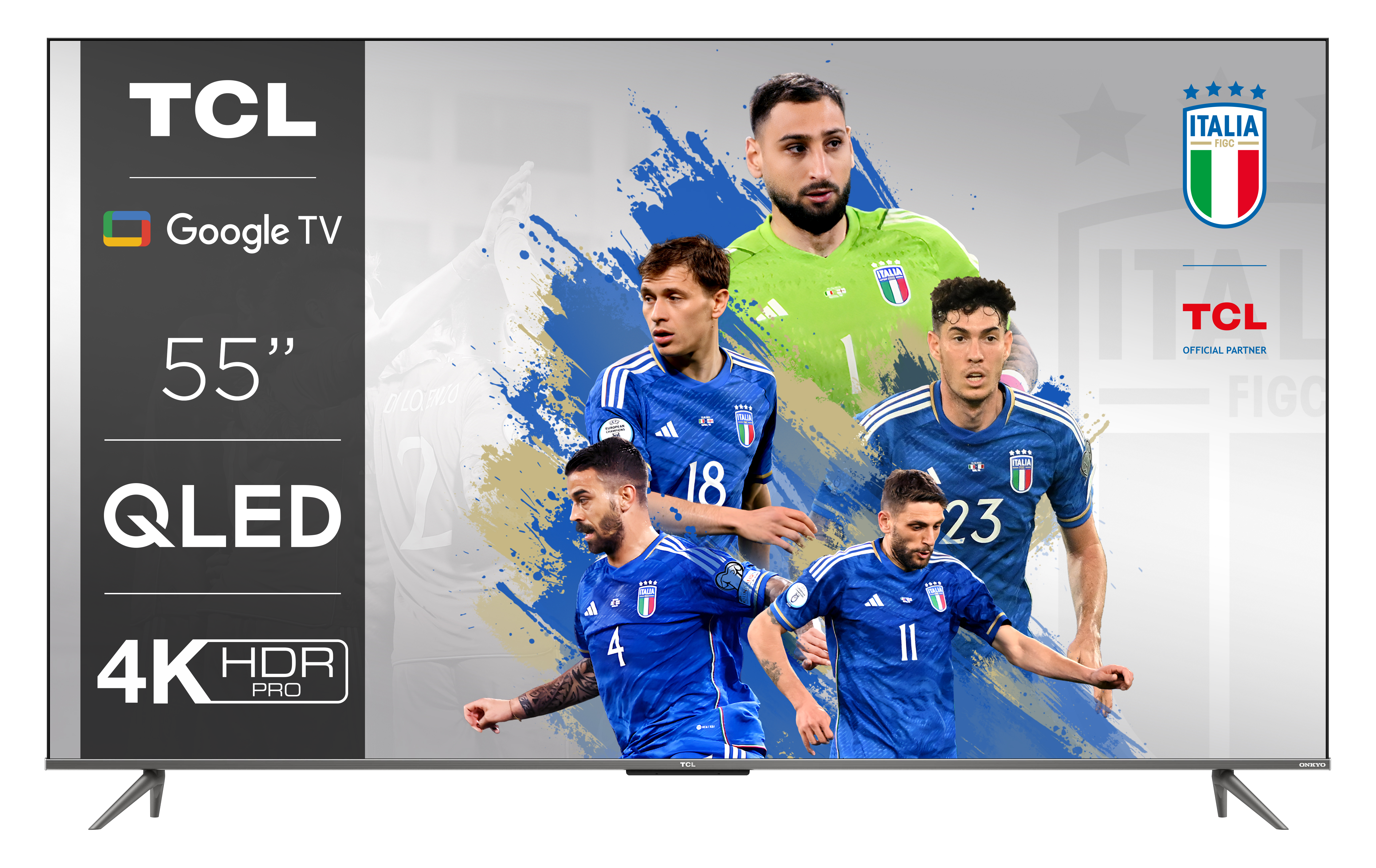 TCL C63 Serie QLED 55" 55C635 audio Onkyo Google TV 2022