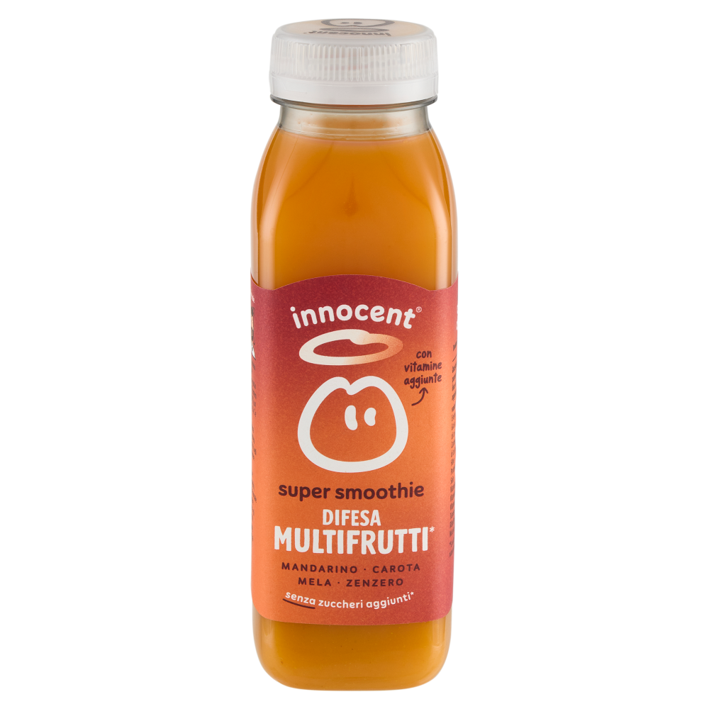 innocent super smoothie Difesa Multifrutti* Mandarino - Carota - Mela - Zenzero 300 ml