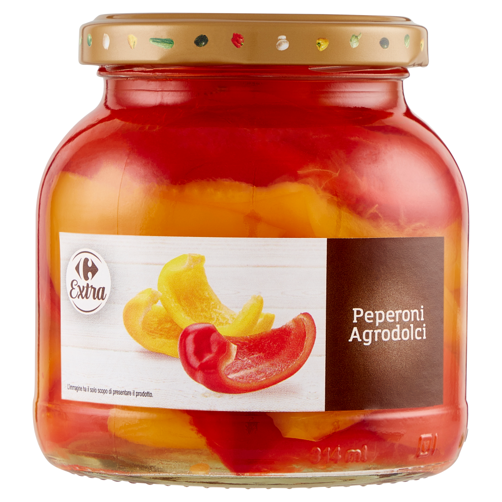 Carrefour Extra Peperoni Agrodolci 300 g