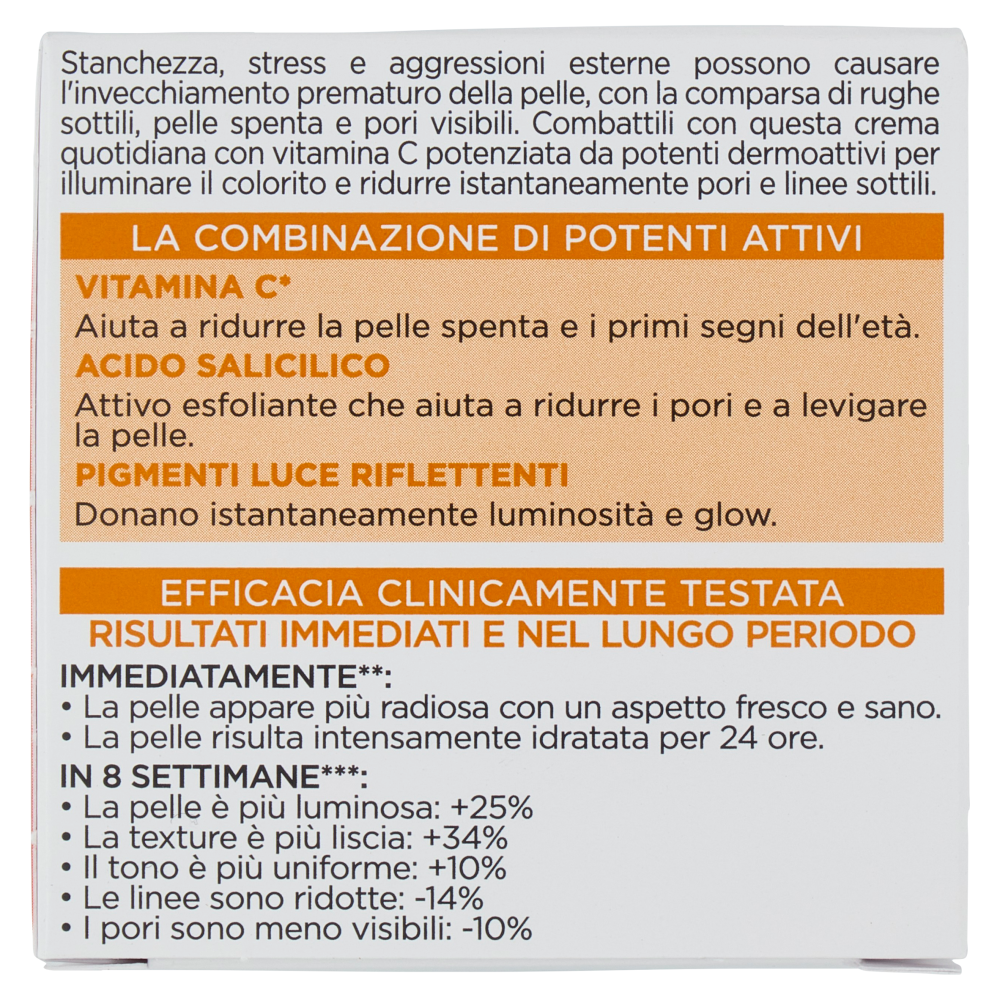 L'Oréal Paris Revitalift Clinical Crema Viso Vitamina C Illuminante e Levigante, 50 ml