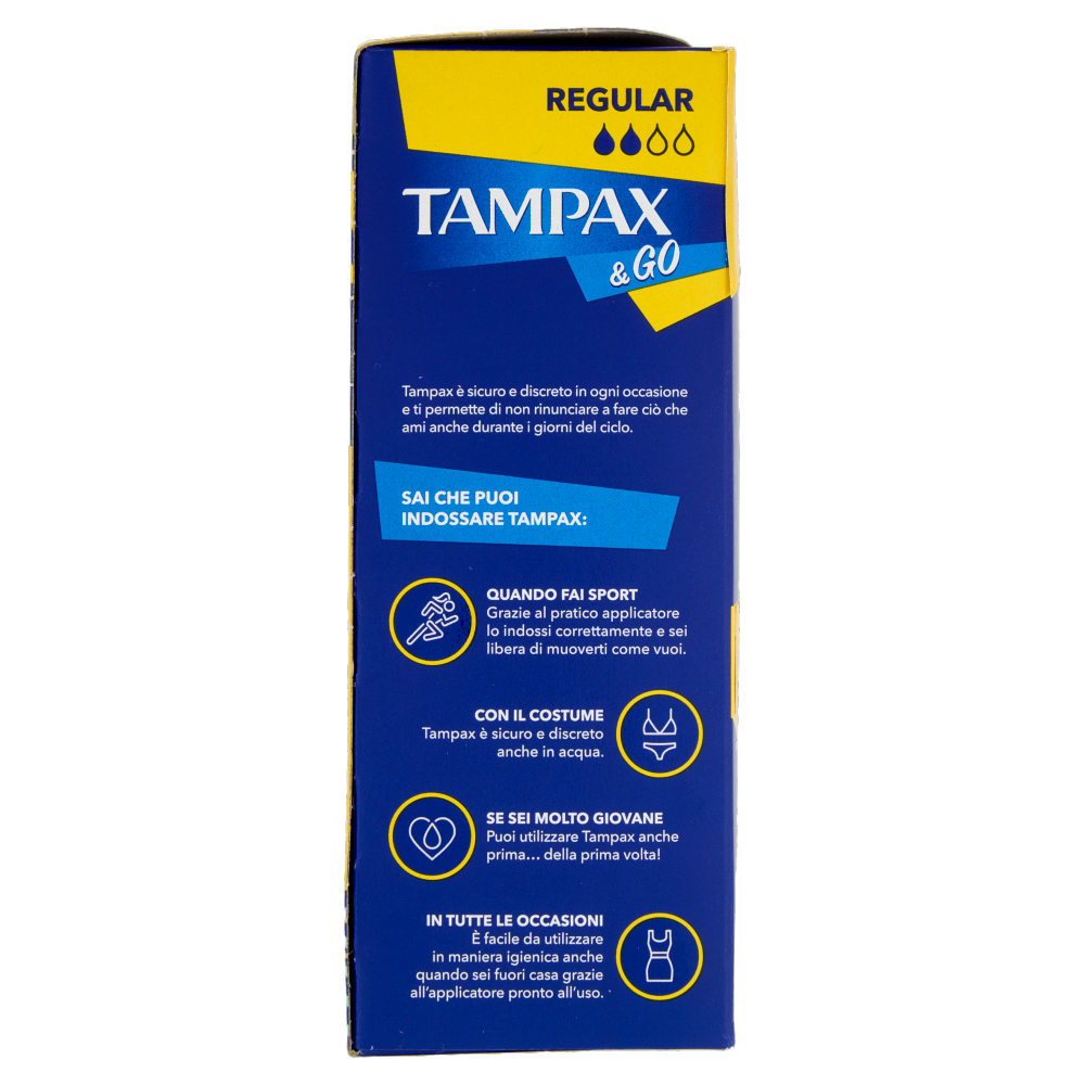 Tampax & Go Regular 18 pz
