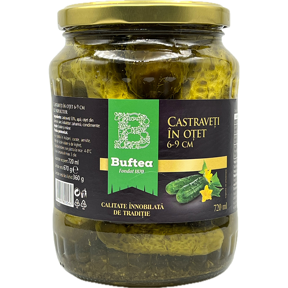 CETRIOLI IN ACETO 670g