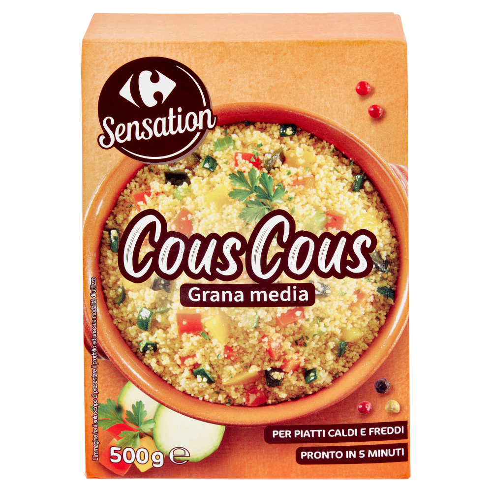 Carrefour Sensation Cous Cous Grana Media 500 g Carrefour
