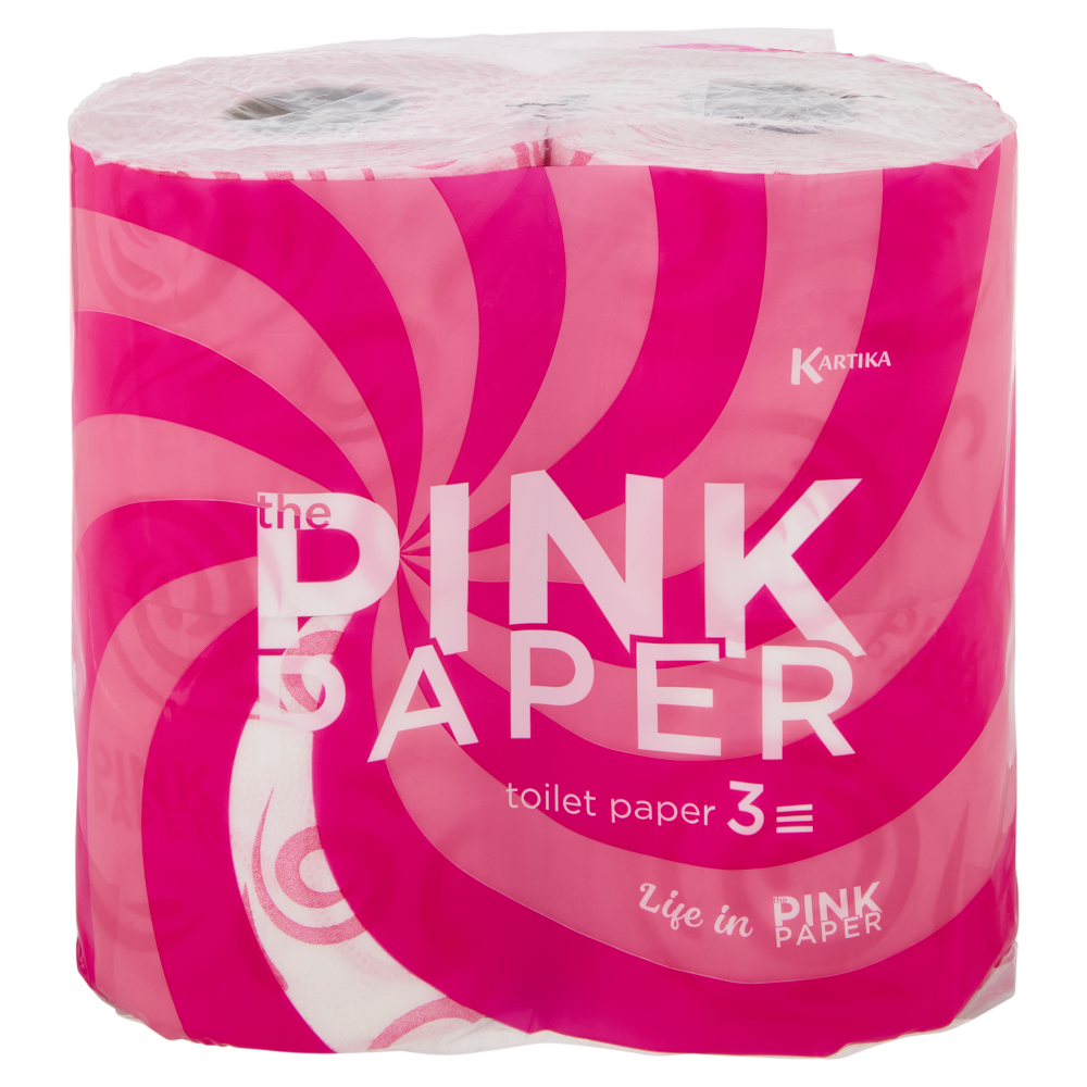 Kartika the Pink Paper toilet paper 3 Veli 4 pz