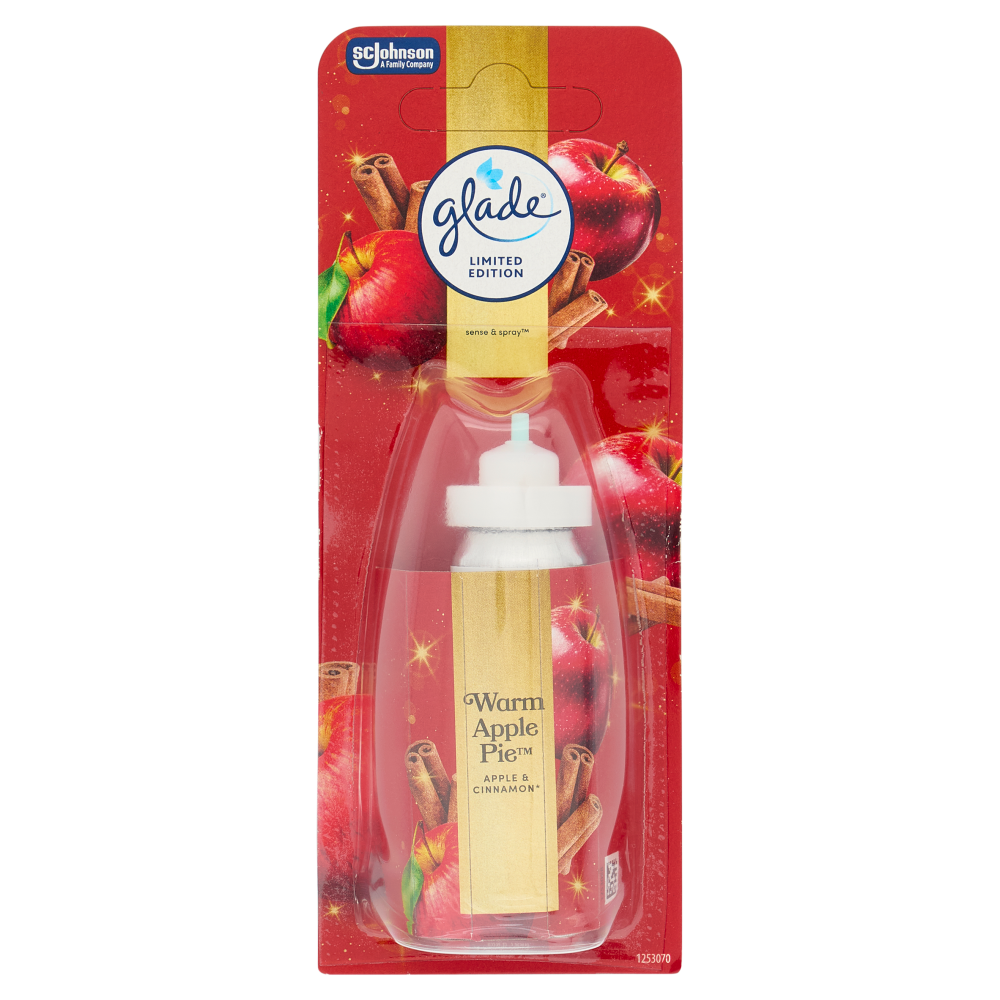 Glade Sense & Spray Ricarica, fragranza Warm apple pie 18 ml