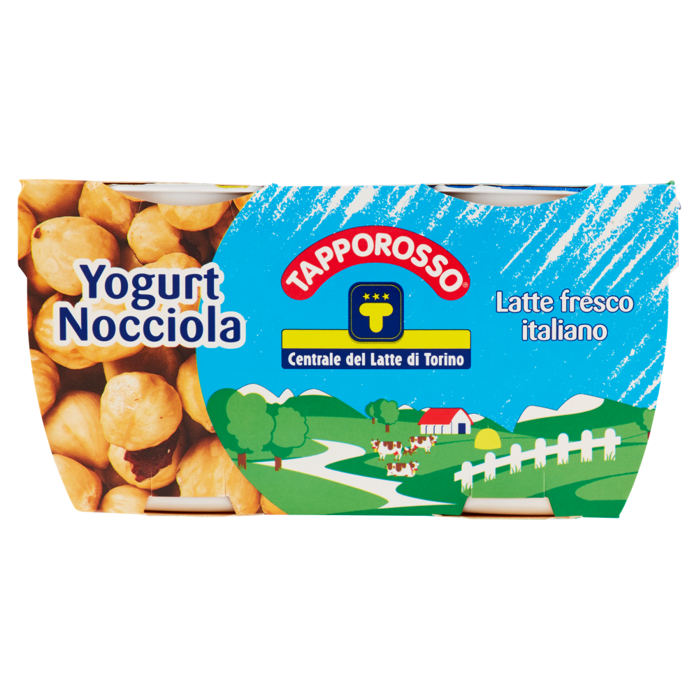 Centrale del Latte di Torino Tapporosso Yogurt Intero Nocciola 2 x 125 g