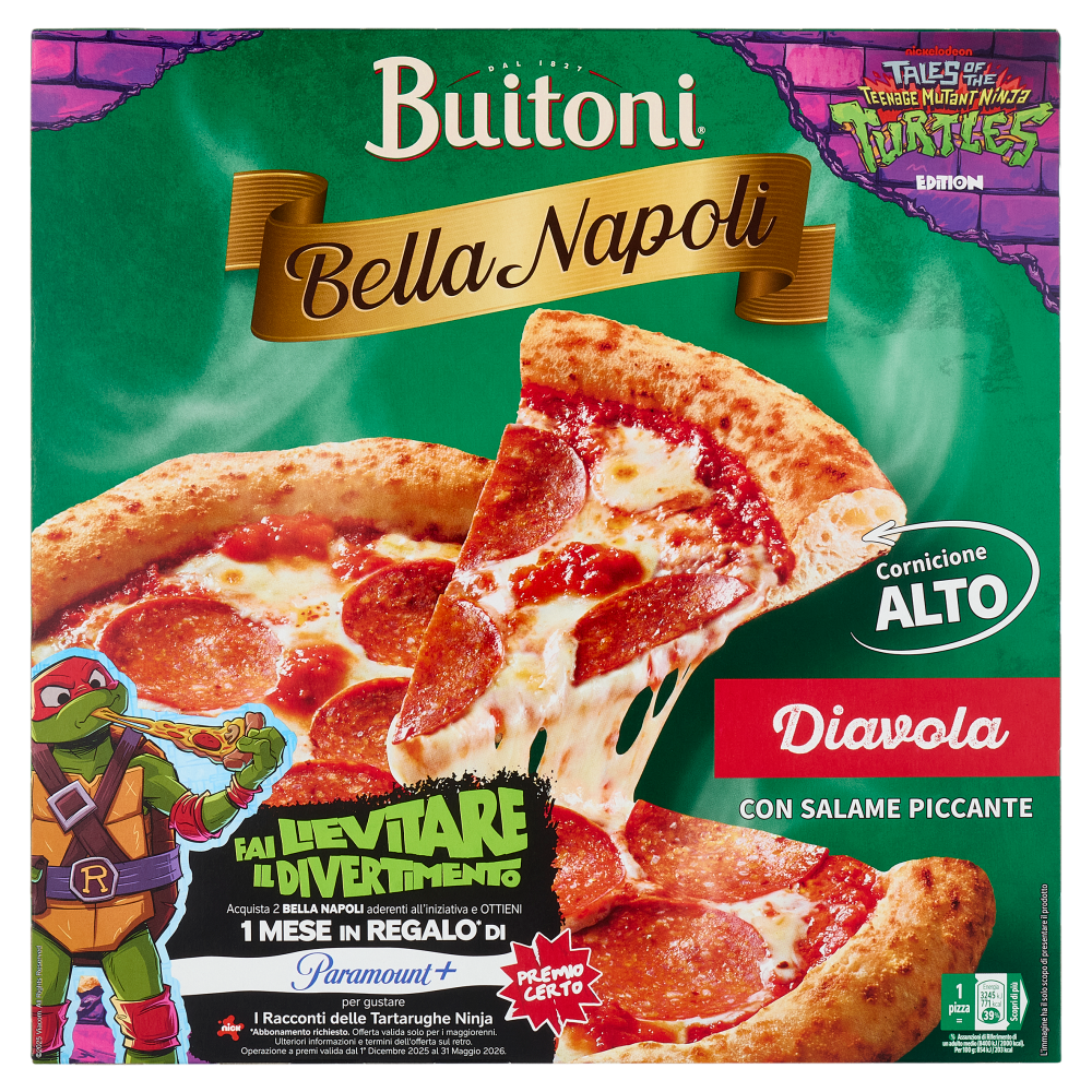 Buitoni Bella Napoli Diavola Pizza surgelata 380g