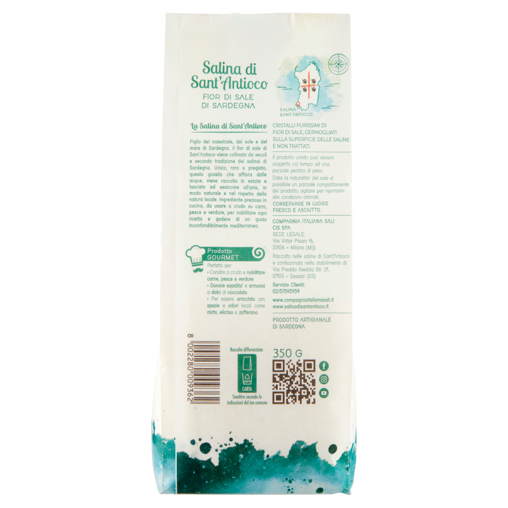 Salina di Sant'Antioco Fior di Sale di Sardegna 350 g