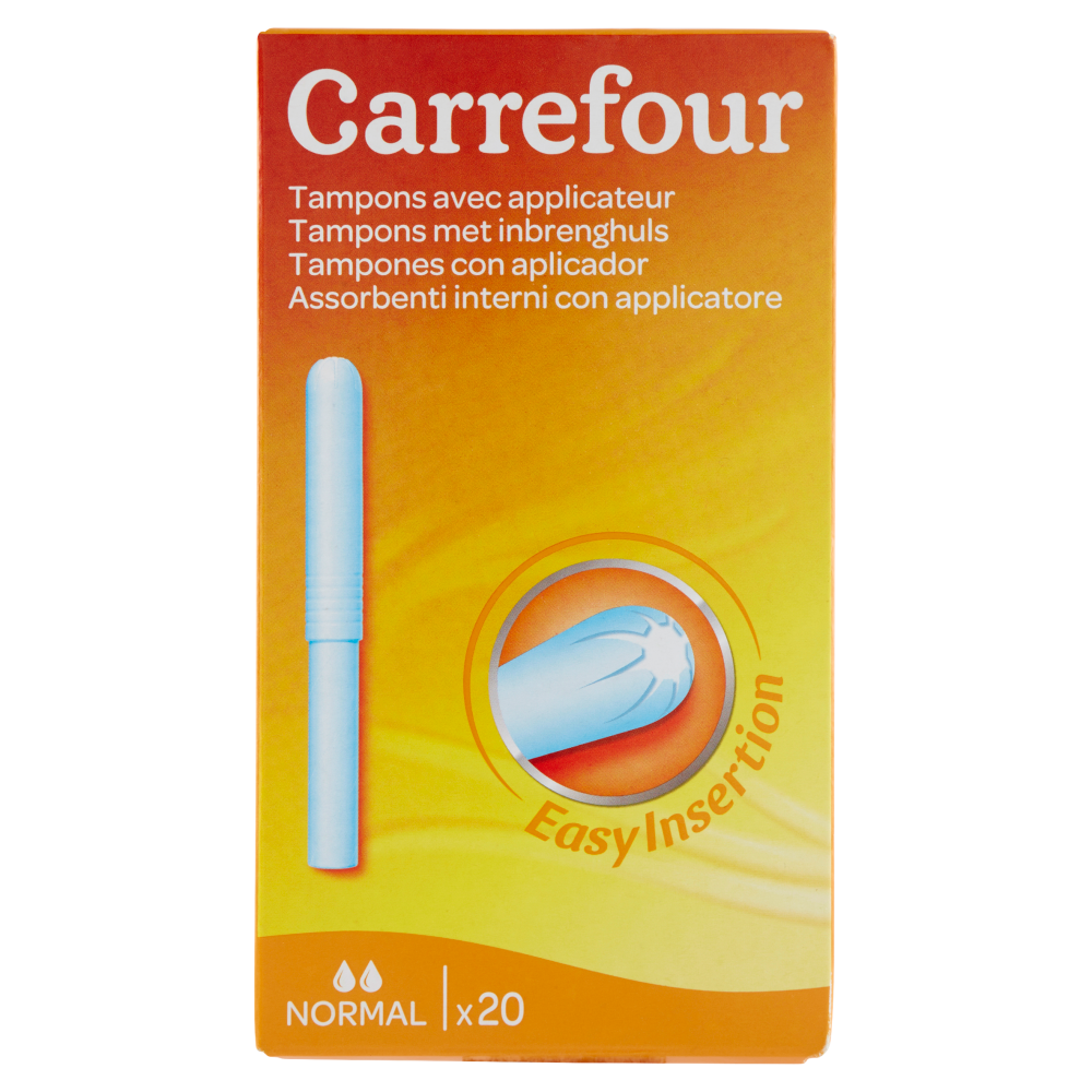 Carrefour Assorbenti interni con applicatore Normal 20 pz
