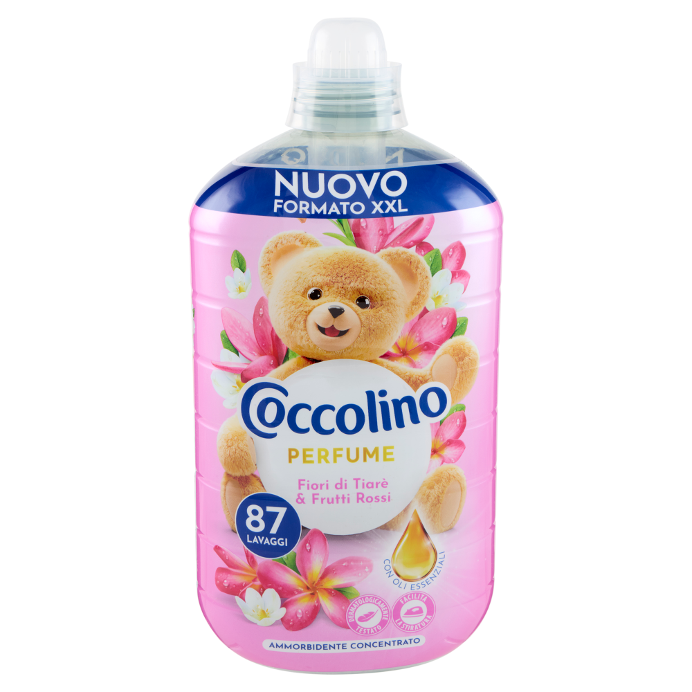 Coccolino Ammorbidente Concentrato Perfume Fiori di Tiar&egrave; & Frutti Rossi 87 Lavaggi 1827 ml