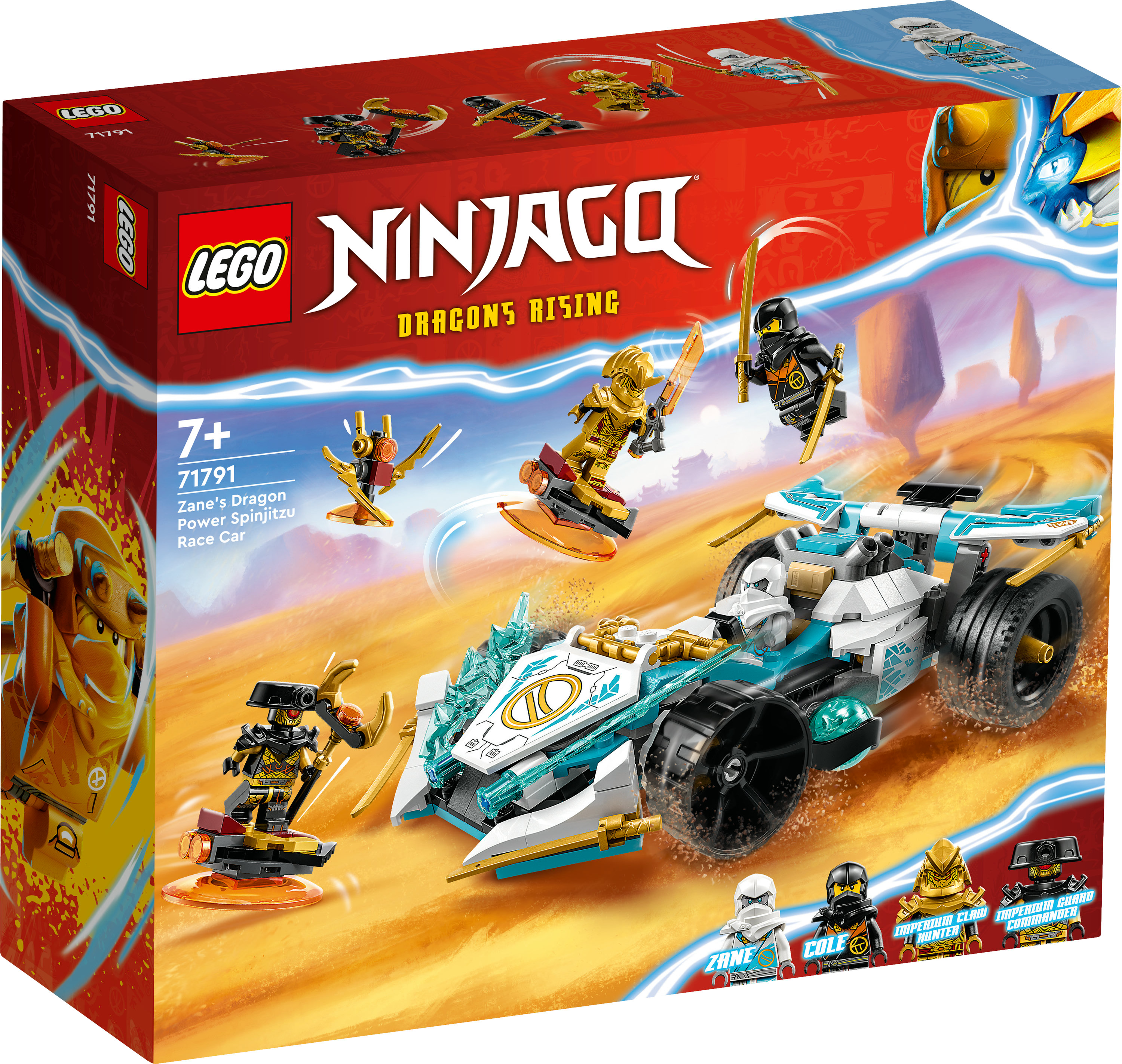LEGO NINJAGO Auto da corsa Spinjitzu Dragon Power di Zane