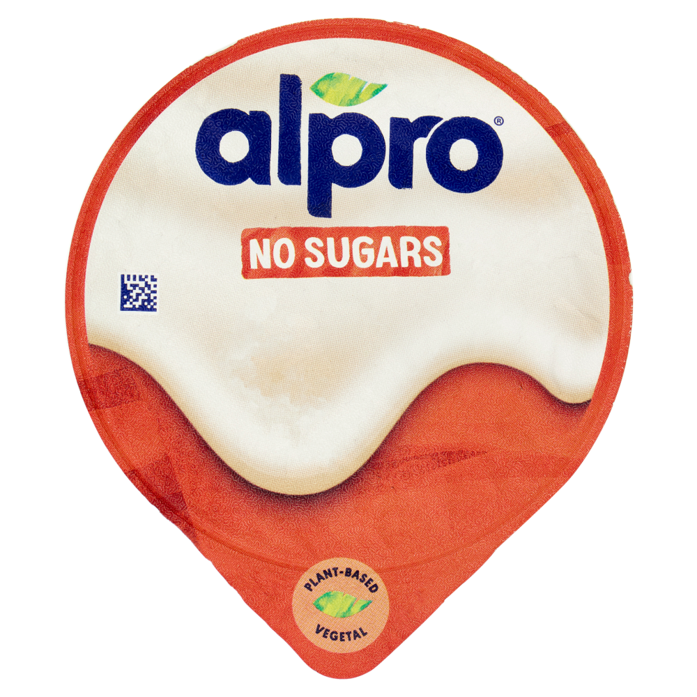 ALPRO Alternativa Vegetale allo Yogurt, Gusto Naturale, Senza Lattosio, Senza Zuccheri, 135g