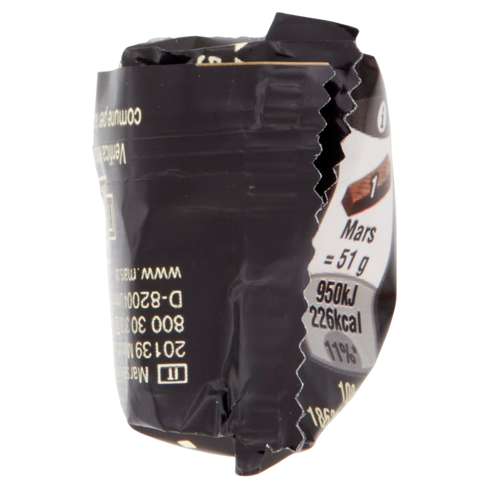 Mars Barretta Snack con Caramello Ricoperta al Cioccolato 51 g