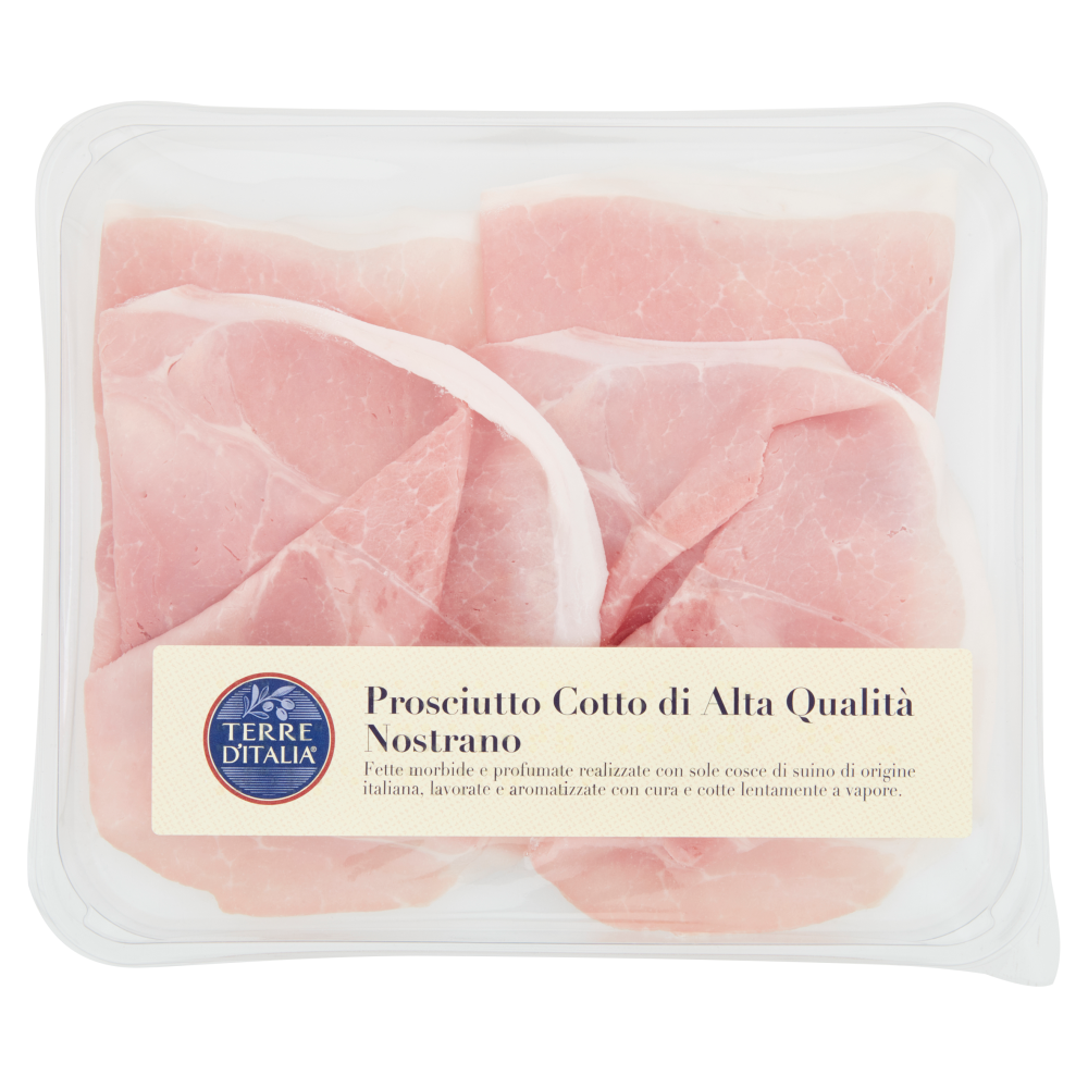 Terre d'Italia Prosciutto Cotto di Alta Qualit&agrave; Nostrano 130 g