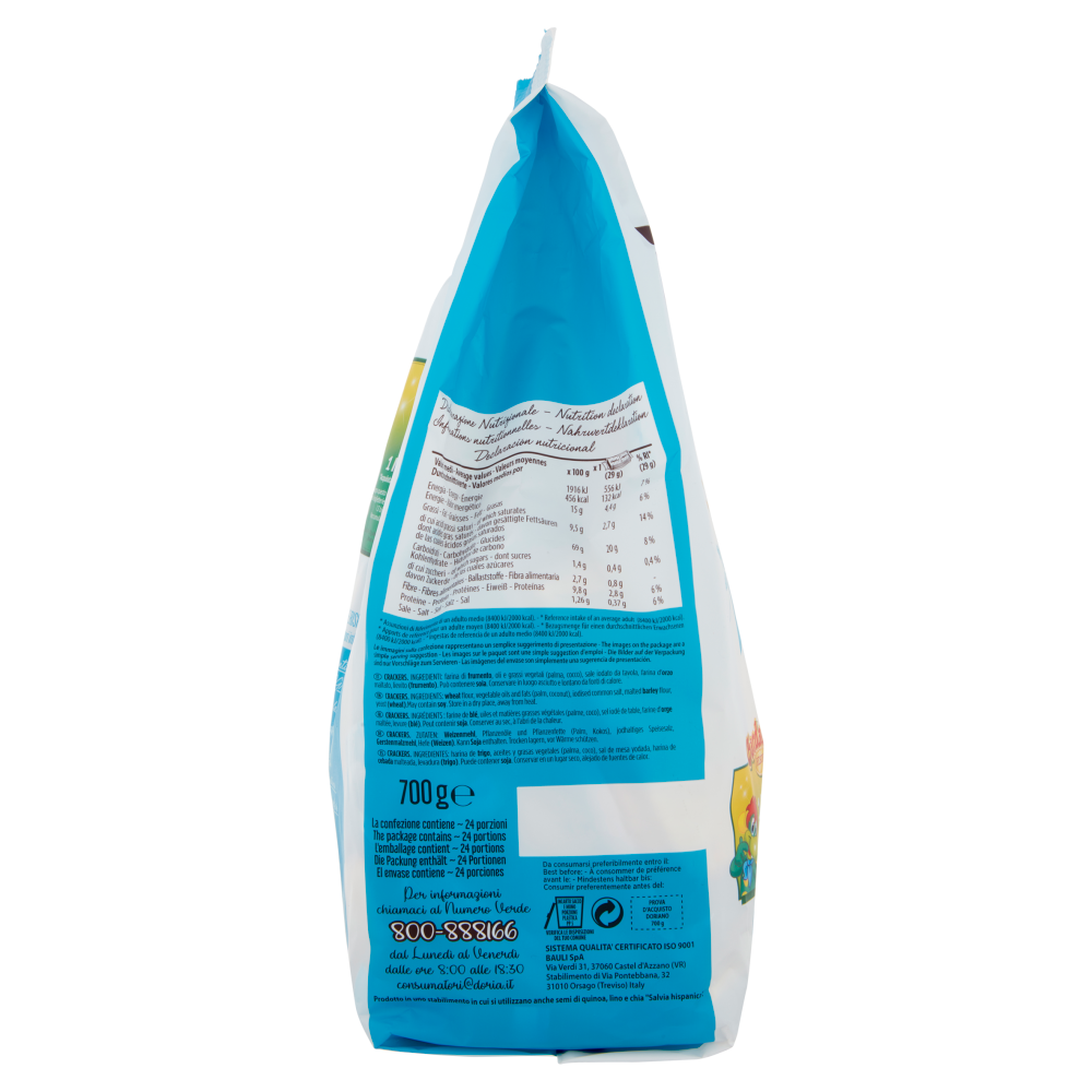 Doria Doriano a Ridotto Contenuto di Sale - sacco 700g Gardaland