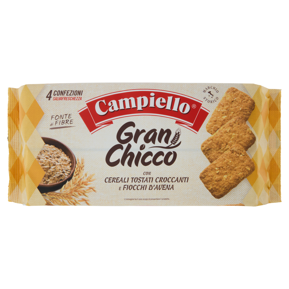 Campiello Gran Chicco con Cereali Tostati Croccanti e Fiocchi d'Avena 410 g