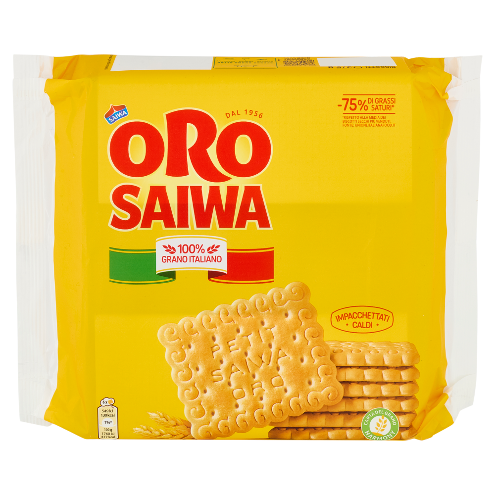 Oro Saiwa biscotti secchi Classici - 375 g
