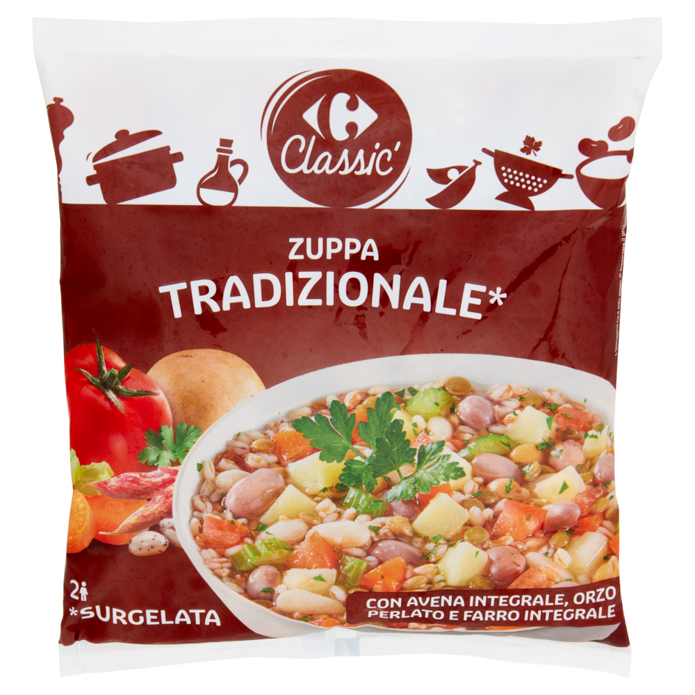 Carrefour Classic Zuppa Tradizionale Surgelata 600 g