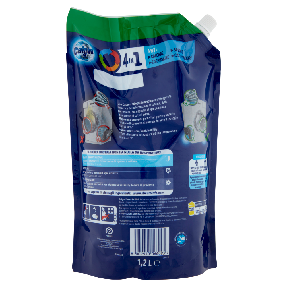 Calgon Gel Anticalcare Lavatrice 1,2 L