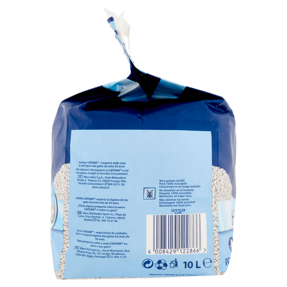 Catsan Lettiera Gatto Hygiene Plus 10 L Carrefour