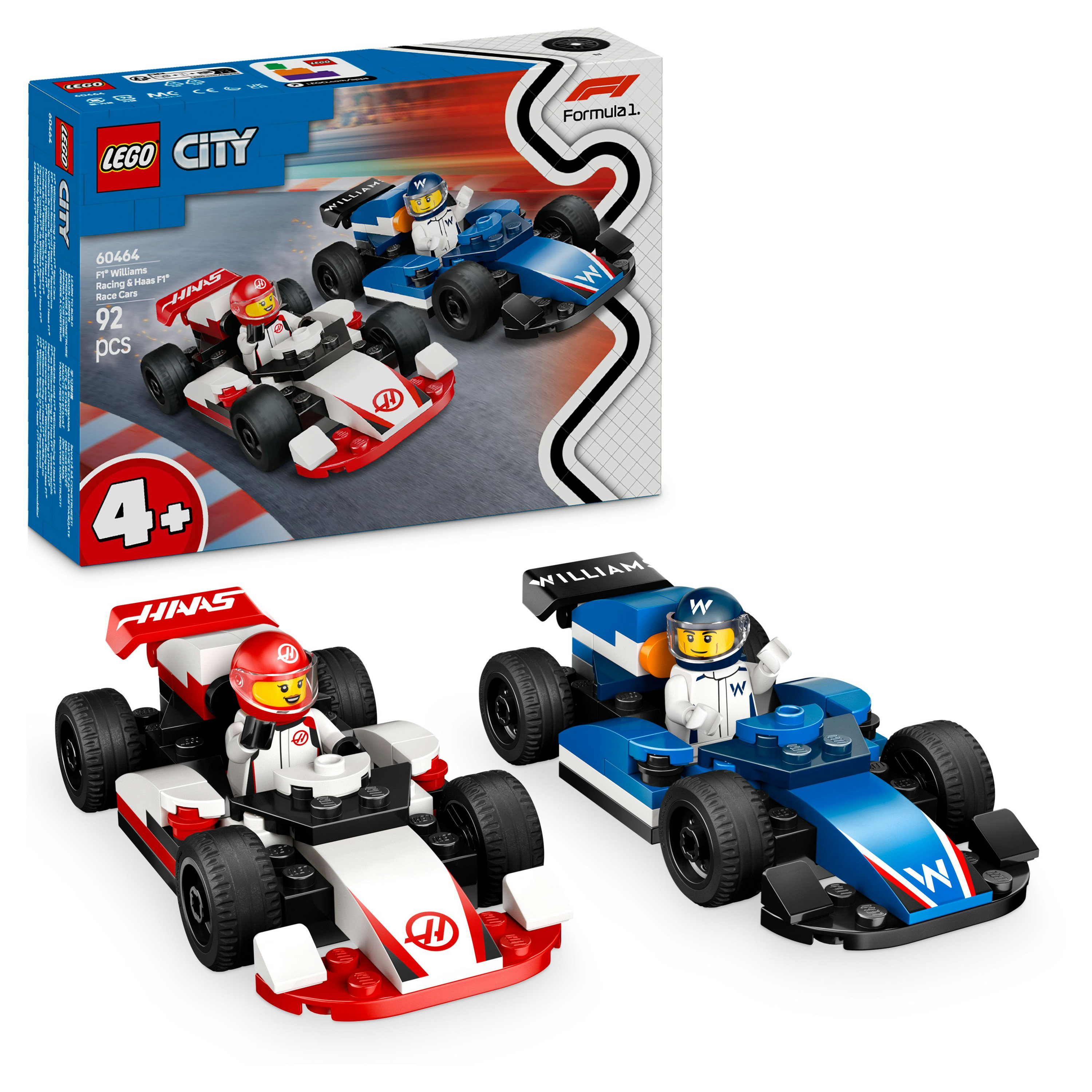 LEGO City Monoposto Williams Racing e Haas F1®