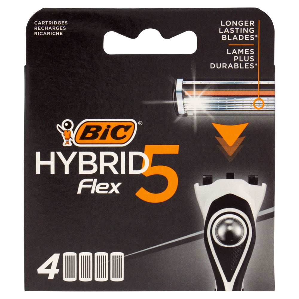 Bic Hybrid Flex 5 Ricariche 4 pz