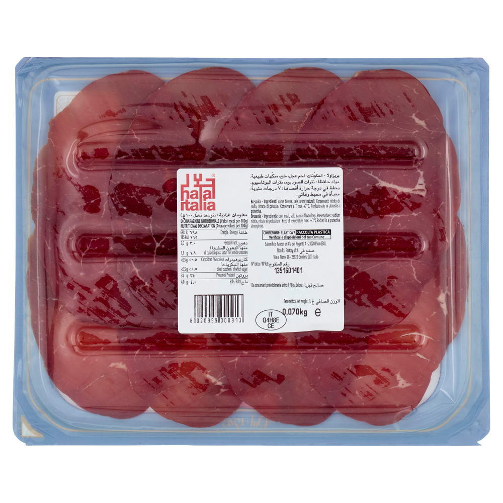 bresaola Bresaola 0,070 Kg