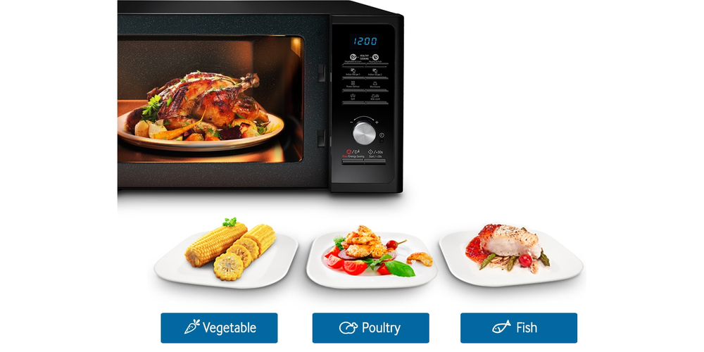 Samsung Microonde Grill Cottura Sana 23L MG2AF301TCK