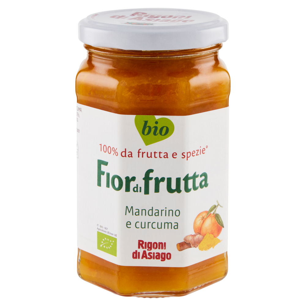 Rigoni di Asiago Fiordifrutta Mandarino e curcuma bio 340 g