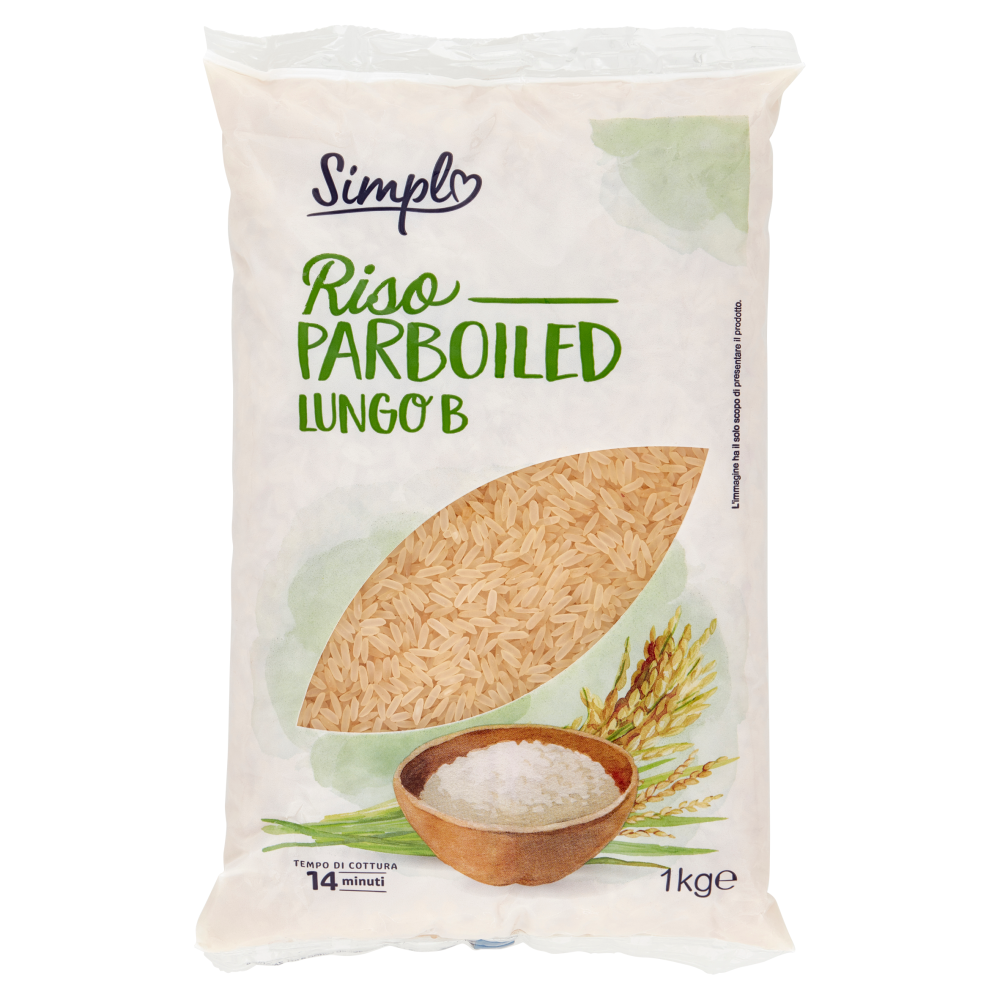 Carrefour Simpl Riso Parboiled Lungo B 1 Kg