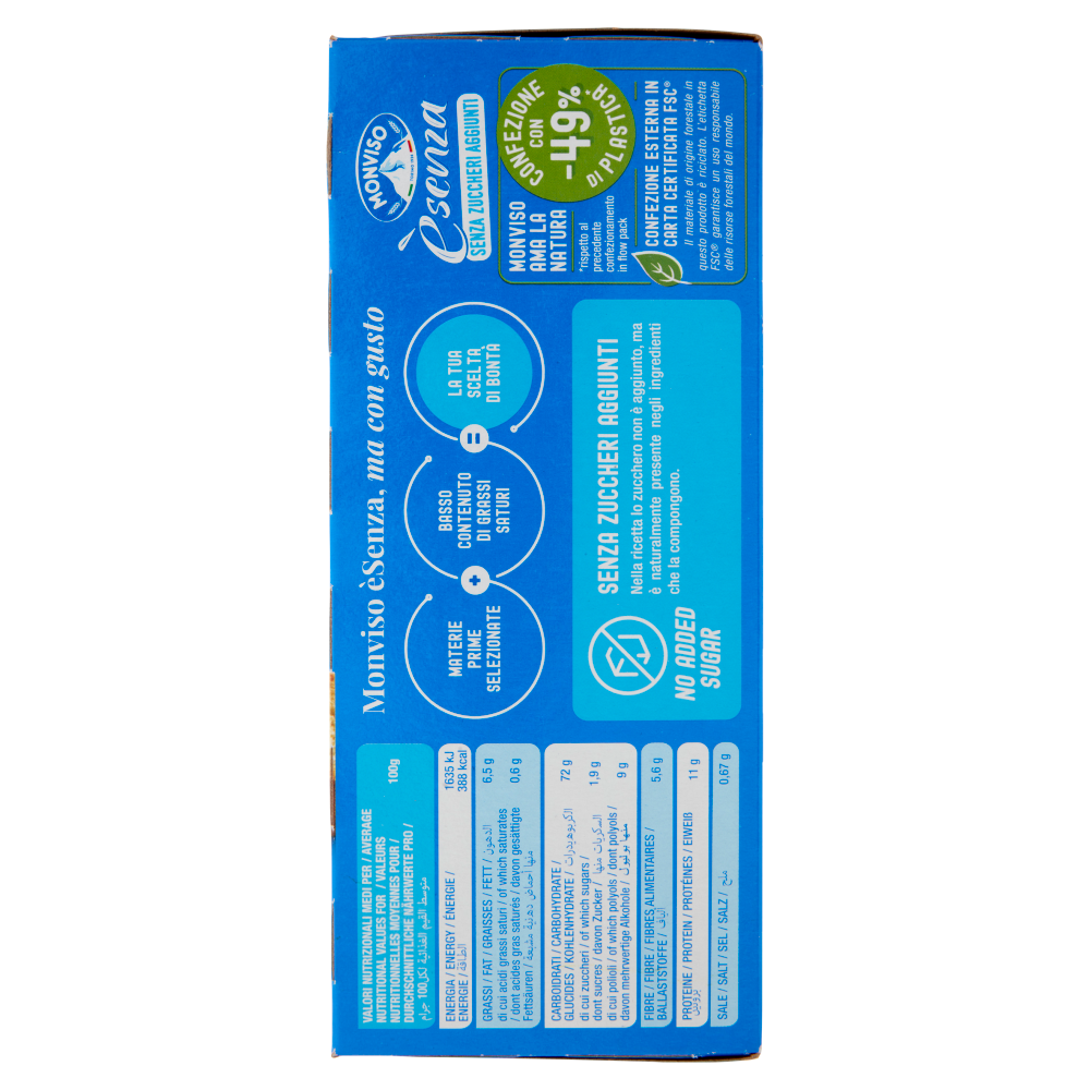 Monviso èsenza Senza Zuccheri Aggiunti Fette biscottate 270 g	