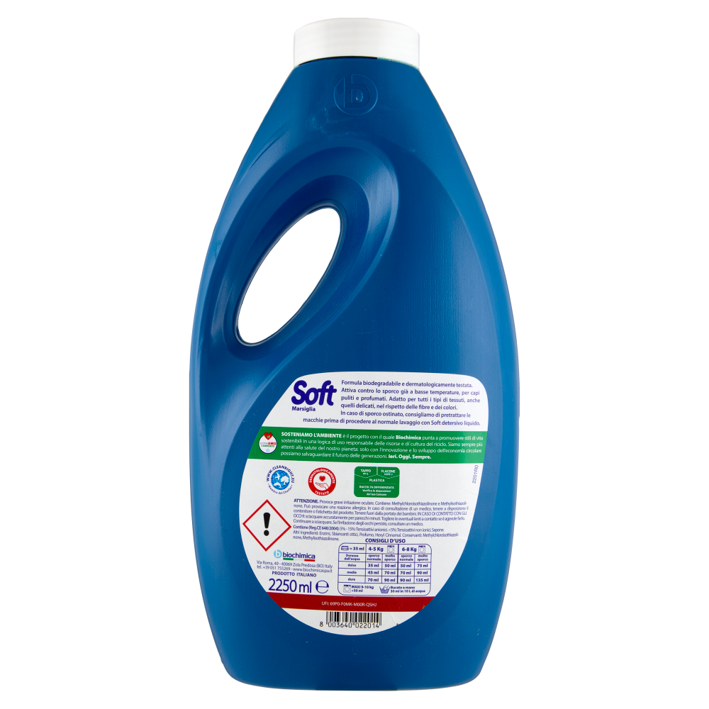 Soft Detersivo Marsiglia 2250 ml