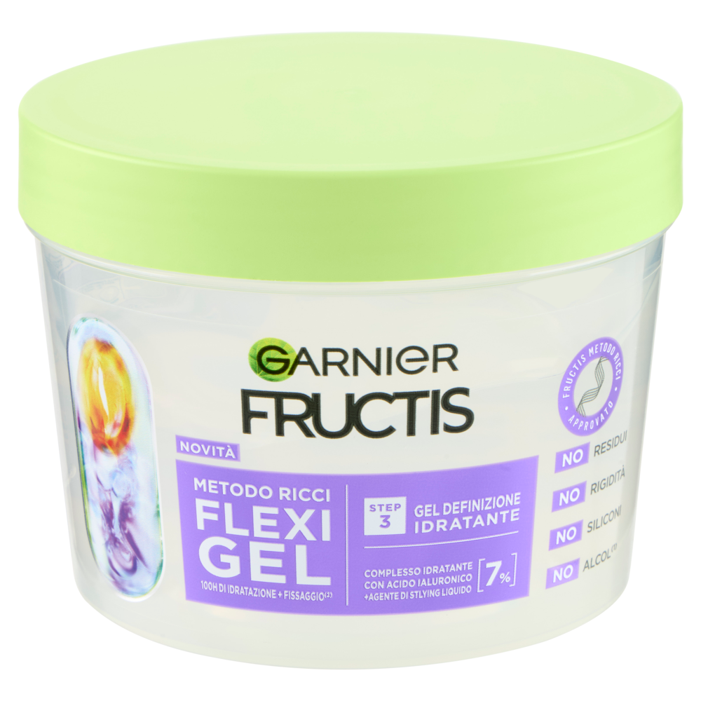 Garnier Fructis Metodo Ricci Flexi Gel Step 3 Gel Definizione Idratante 370 ml