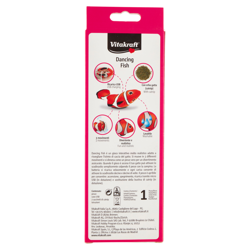 Vitakraft Playtime Dancing Fish 1 pz