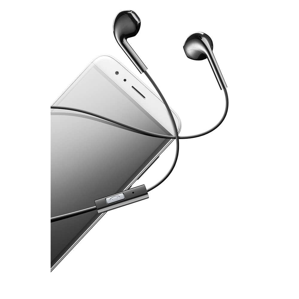 Cellularline VOICE CAPSULE Auricolari a capsula con microfono, tasto di risposta e connettore Jack 3.5mm