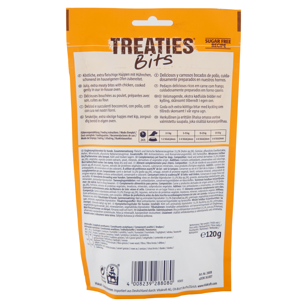 Vitakraft Treaties Bits + pollo 120 g