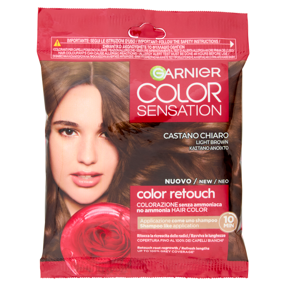 Garnier Color Sensation color retouch Colorazione senza ammoniaca Castano Chiaro