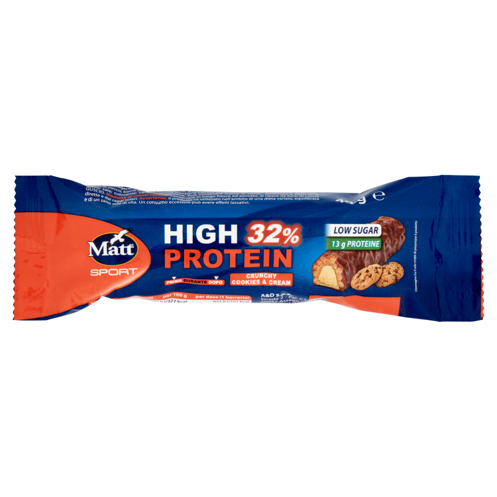 Matt Sport High Protein 32% Crunchy Cookies & Cream 40 g