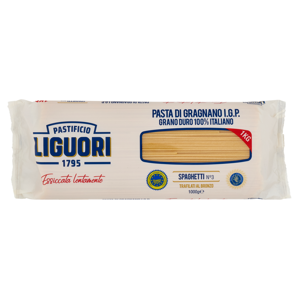 Pastificio Liguori Pasta di Gragnano I.G.P. Spaghetti N°3 1000 g