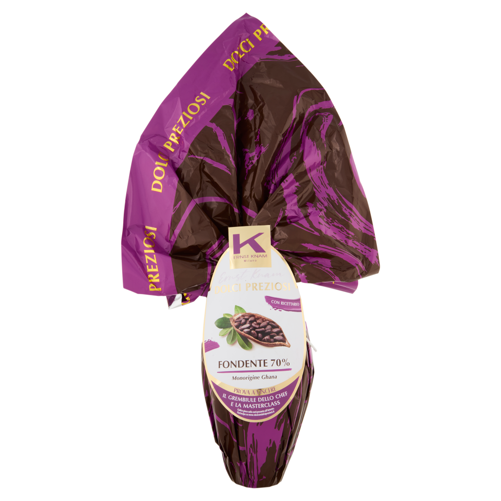 Dolci Preziosi Uovo Fondente 70% Ernst Knam 240 g