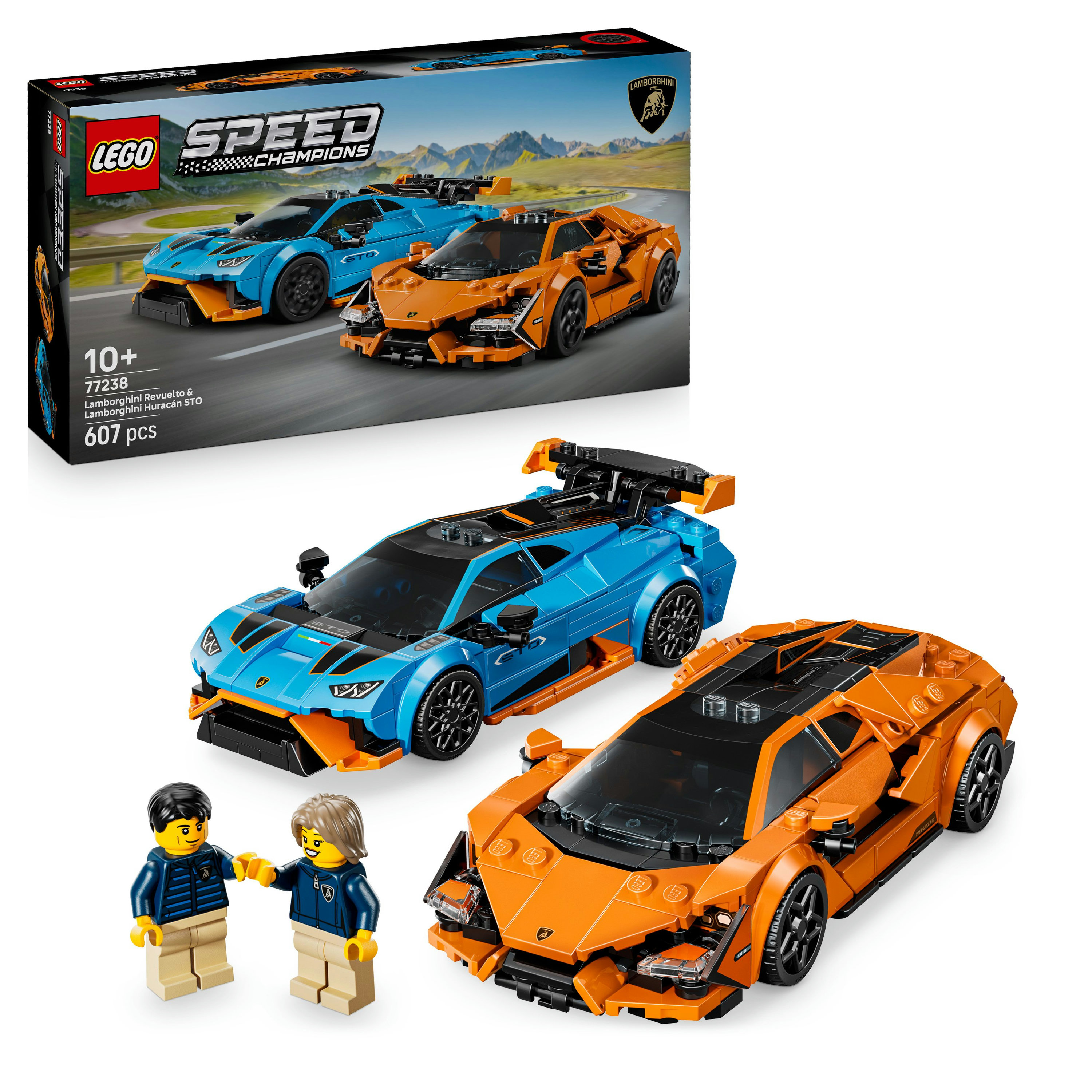 LEGO Speed Champions Lamborghini Revuelto e Huracán STO