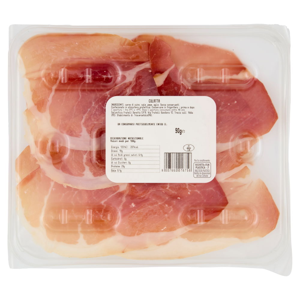 Fratelli Beretta La Salumeria d'Italia Culatta 90 g