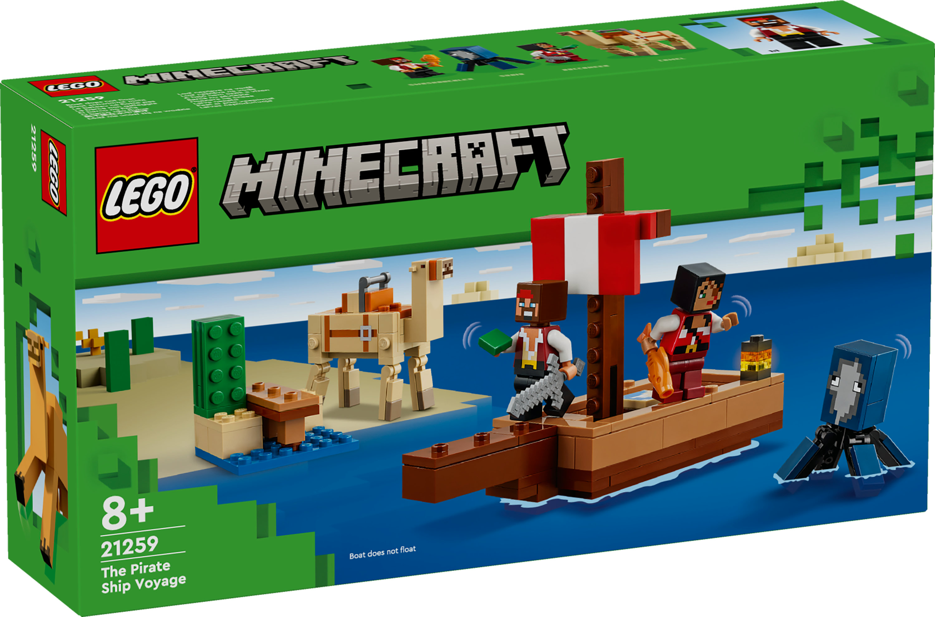 LEGO Minecraft Il viaggio del galeone dei pirati