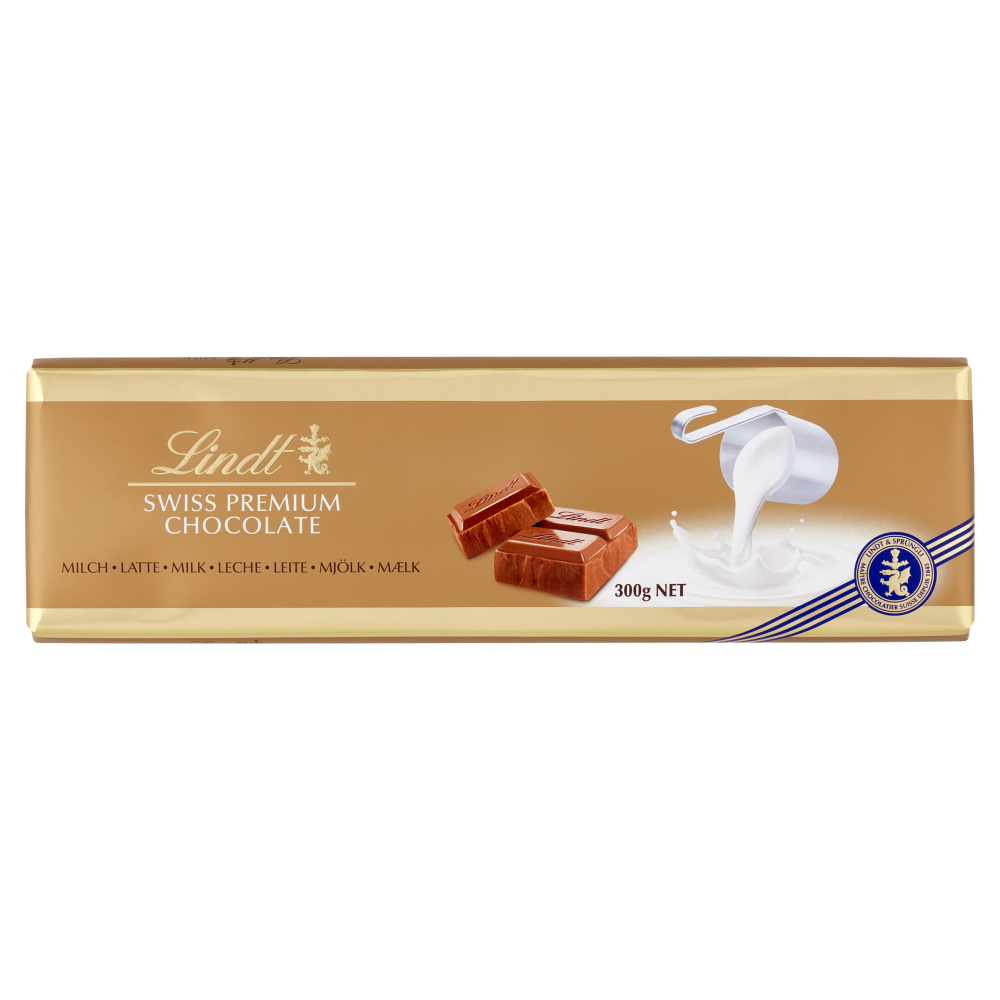 Lindt Gold Tavoletta Cioccolato al latte Maxi formato 300 g