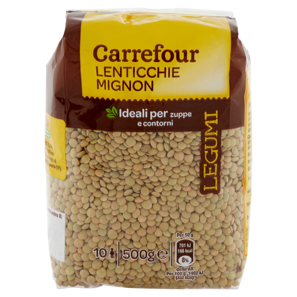 Carrefour Legumi Lenticchie Mignon 500 g