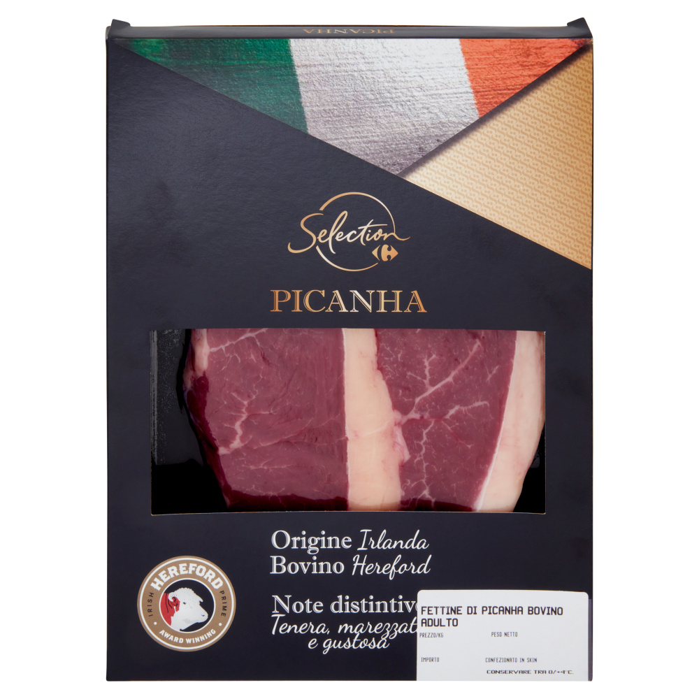 Carrefour Selection Picanha Fettine di Picanha Bovino Adulto