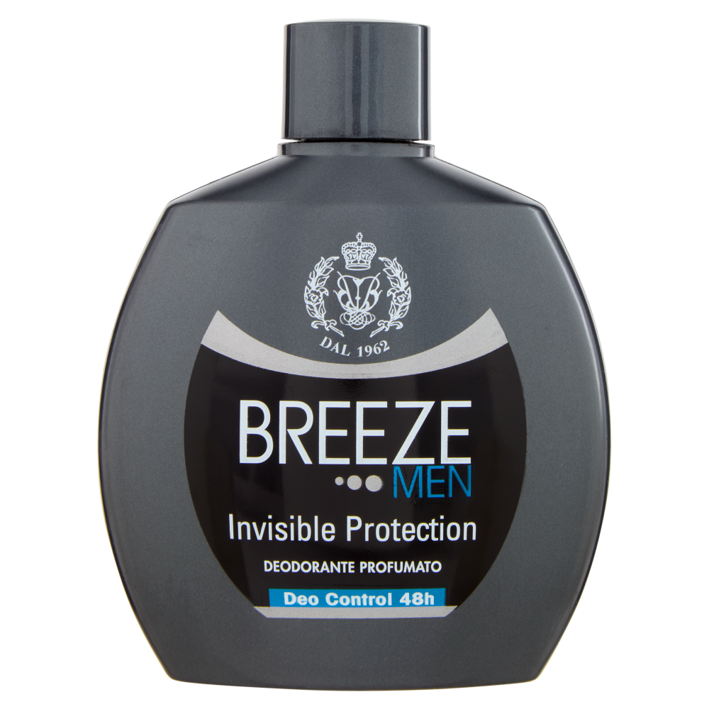 Breeze Men Invisible Protection Deodorante Profumato 100 mL