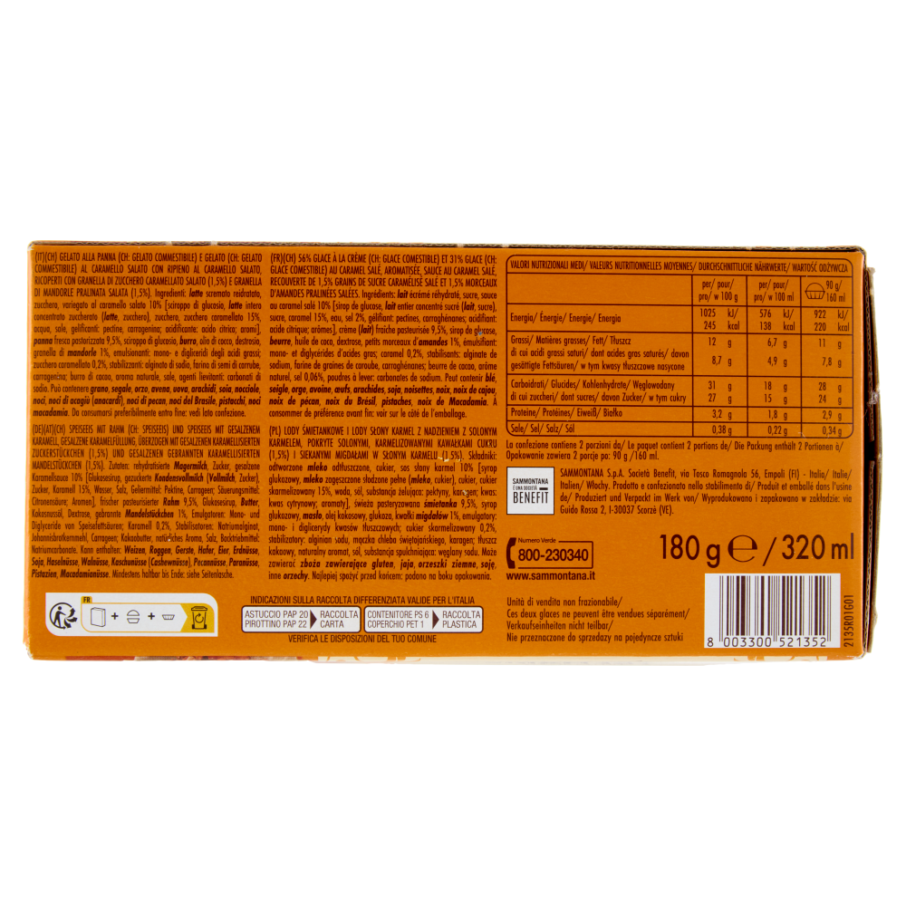 Tre Marie Tartufo Caramello 2 x 90 g